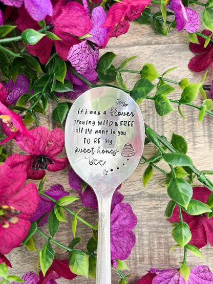 If I Was A Flower Song Vintage spoon