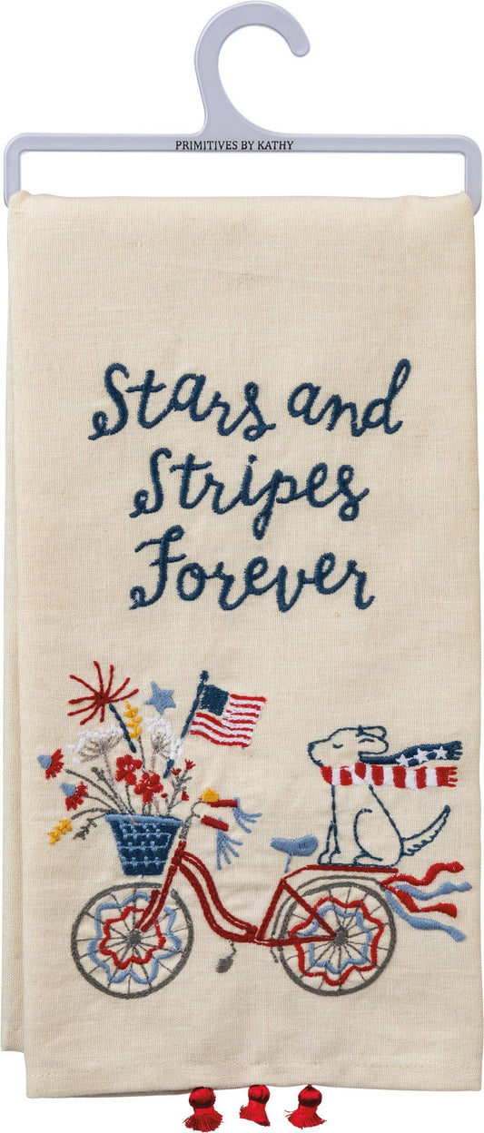 Stars And Stripes Forever Kitchen Towel