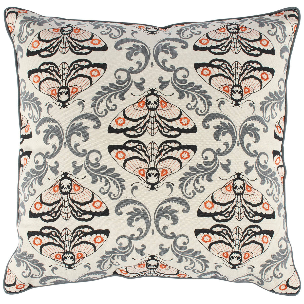 Moth Skull Pillow