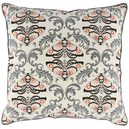 Moth Skull Pillow