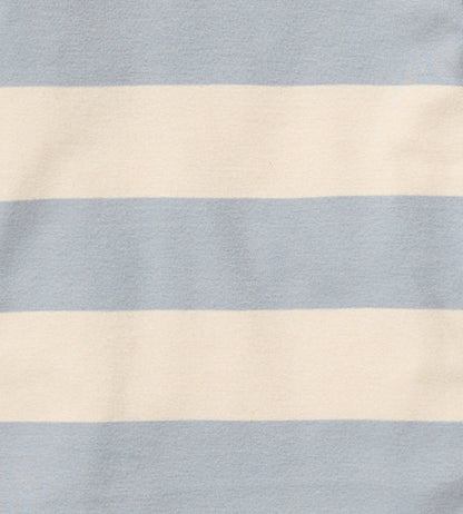 Rugby Stripe Organic Cotton Sleep & Play - Quarry