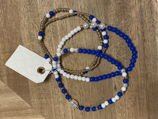 4 Football Theme pearl bracelet