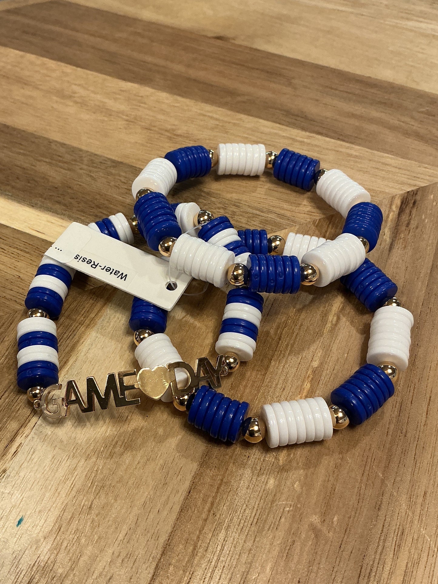 Blue & White Gameday Bracelet