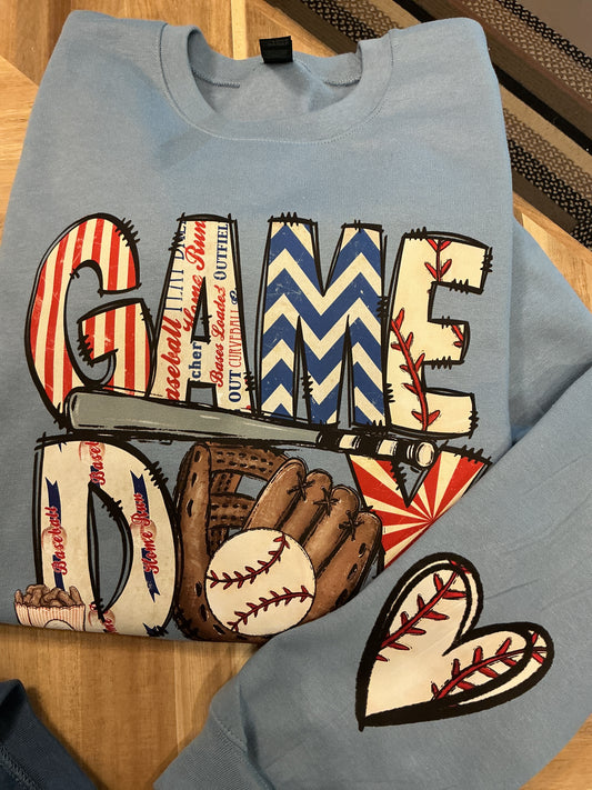 Baseball Game Day Sweatshirt