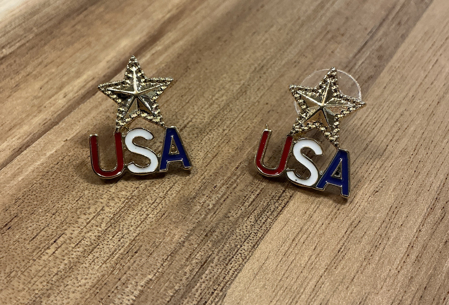 USA Letter Earrings