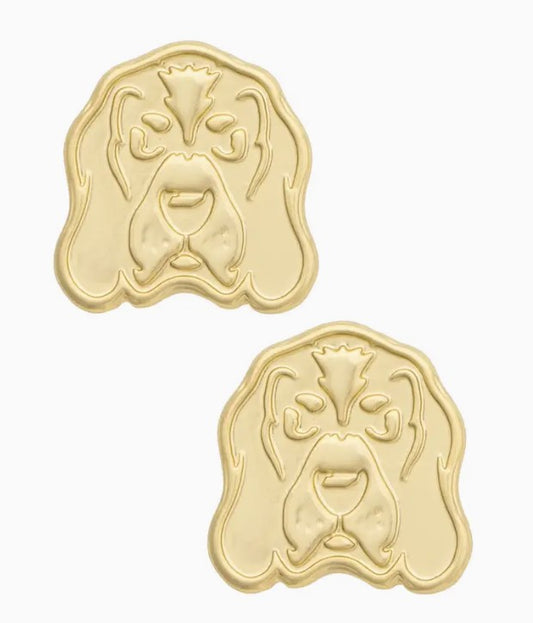 TN Vols 24k Stamped Logo Stud Earrings